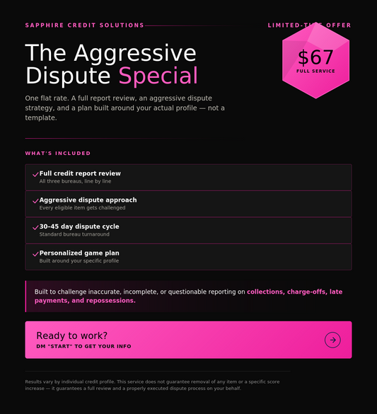 Aggressive Dispute Method