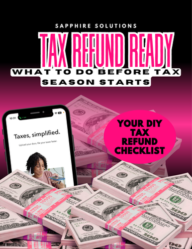 Tax Refund Ready Checklist (DIY Tax Prep Guide)